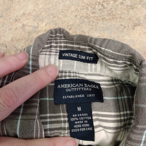 Mens American Eagle Button Up Medium - Picture 2 of 4
